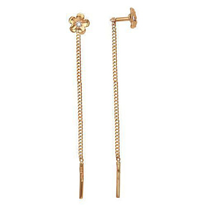 серьги (Au 585) 20019800