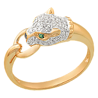 кольцо (Au 585) К14348, изображение 1