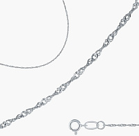 браслет (Au 585) БП235СзА2-А58, изображение 1