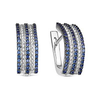 серьги (Ag 925) с-7163р108, изображение 1