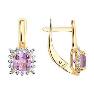 серьги (Au 585) 727484