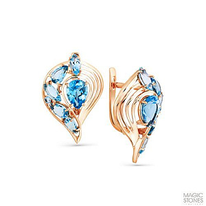 серьги (Au 585) 02-2-611-1300-010