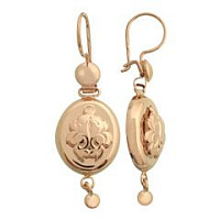 серьги (Au 585) 00-19, изображение 1