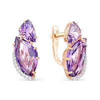 серьги (Au 585) 02-1-866-0201-011, изображение 1