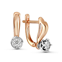 серьги (Au 585) ЗА-02-01882-02-001-02-01, изображение 1