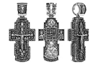 крест (Ag 925) 13-002051-105000, изображение 1