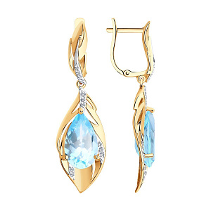 серьги (Au 585) 727334