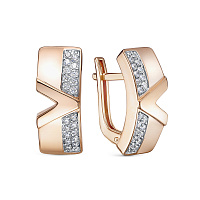 серьги (Au 585) 120105, изображение 1
