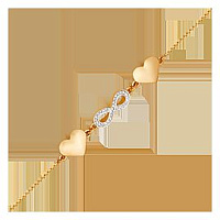 браслет (Au 585) Б23033, изображение 1