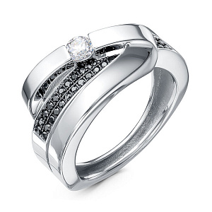 б111011 ч кольцо (Au 585)