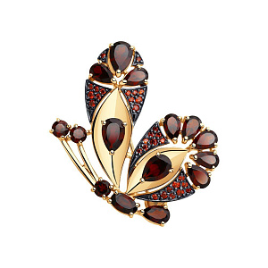 брошь (Au 585) 740288