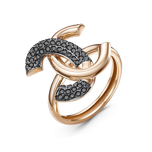 110119 ч кольцо (Au 585)