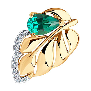 брошь (Au 585) 740386