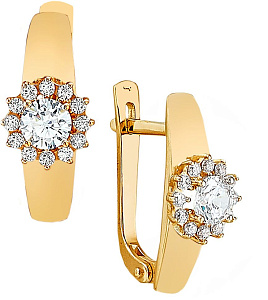 серьги (Au 585) 17827