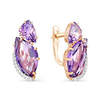 серьги (Au 585) 02-1-866-0201-011, изображение 1