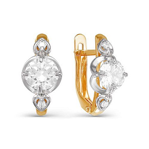 серьги (Au 585) 124492