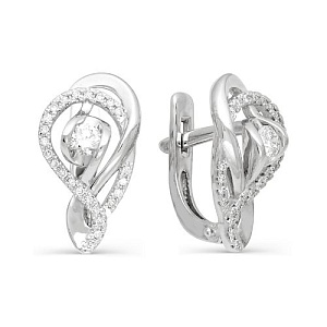 серьги (Au 585) 2-105-327