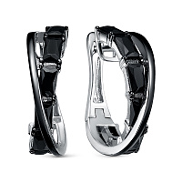 серьги (Ag 925) E8977_SR_SP_WG, изображение 1