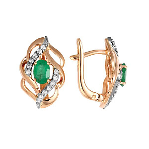 серьги (Au 585) 02-1427-1