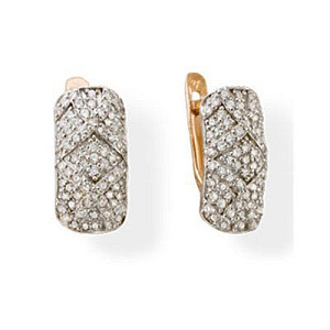 серьги (Au 585) 02-1527