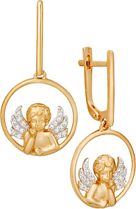 серьги (Au 585) 22041