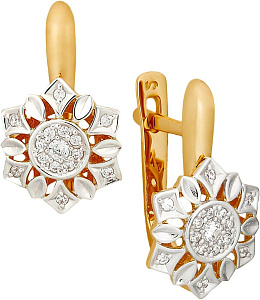 серьги (Au 585) 20297