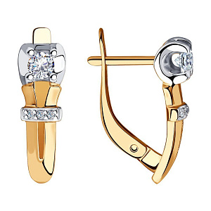 серьги (Au 585) 028463