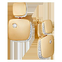 серьги (Au 585) 20283, изображение 1