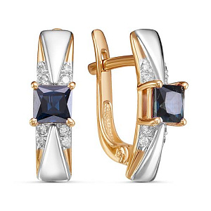 серьги (Au 585) 02-3186-2