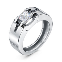 б111129 ч кольцо (Au 585), изображение 1