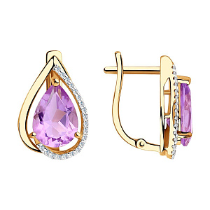 серьги (Au 585) 725894