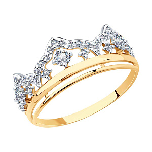 кольцо (Au 585) 017422