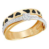 кольцо (Au 585) К19520, изображение 1