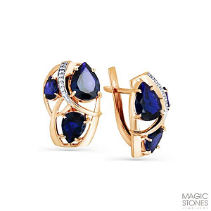 серьги (Au 585) 02-2-567-1501-011