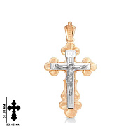 крест (Au 585) 58031029, изображение 1